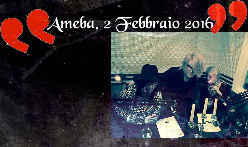 KAMIJO Ameba 2 Febbraio 2016